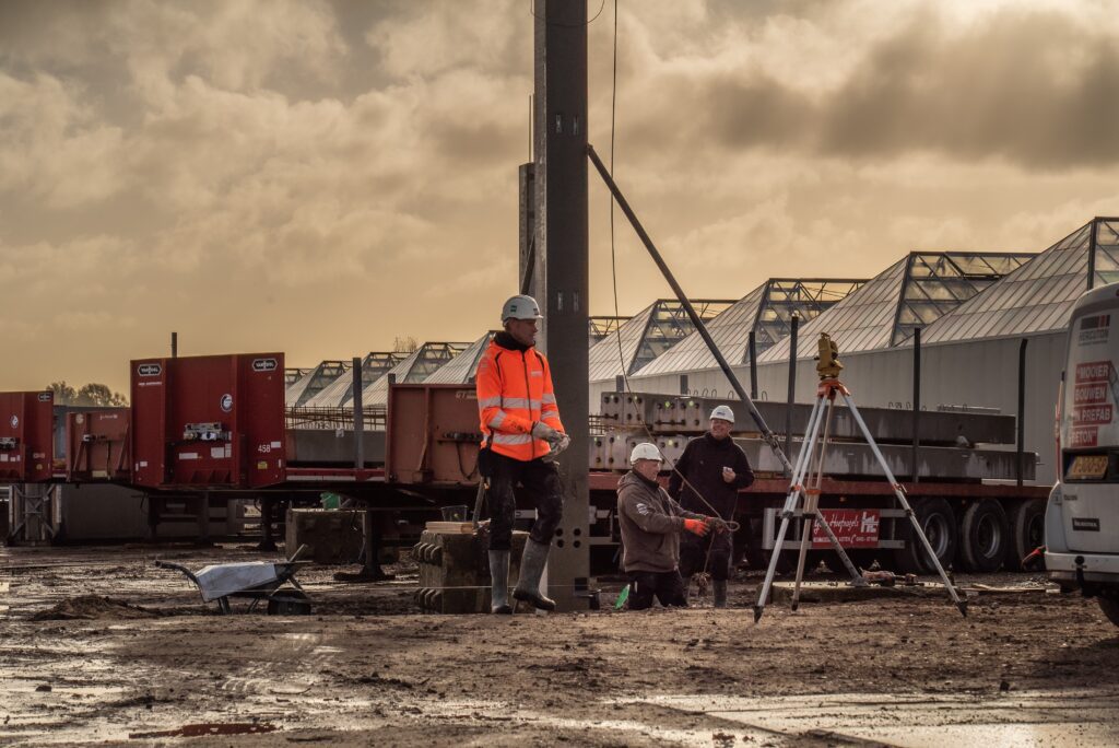 Hercuton bouw beton ochtend
